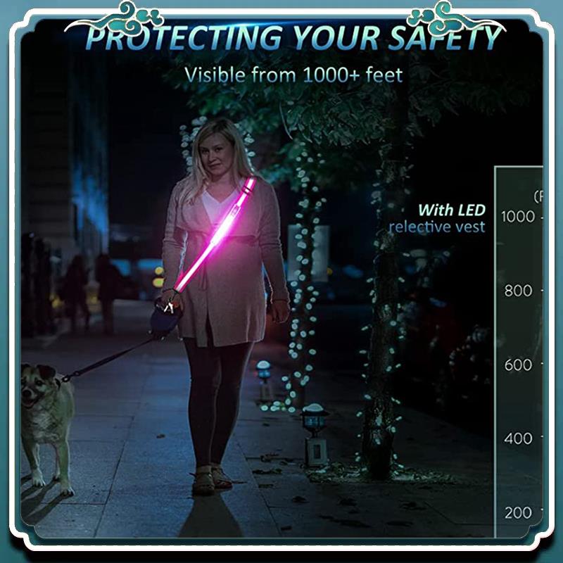 Running Gear At Night - Reliable LED Reflective Belt Walking Gear,Safety