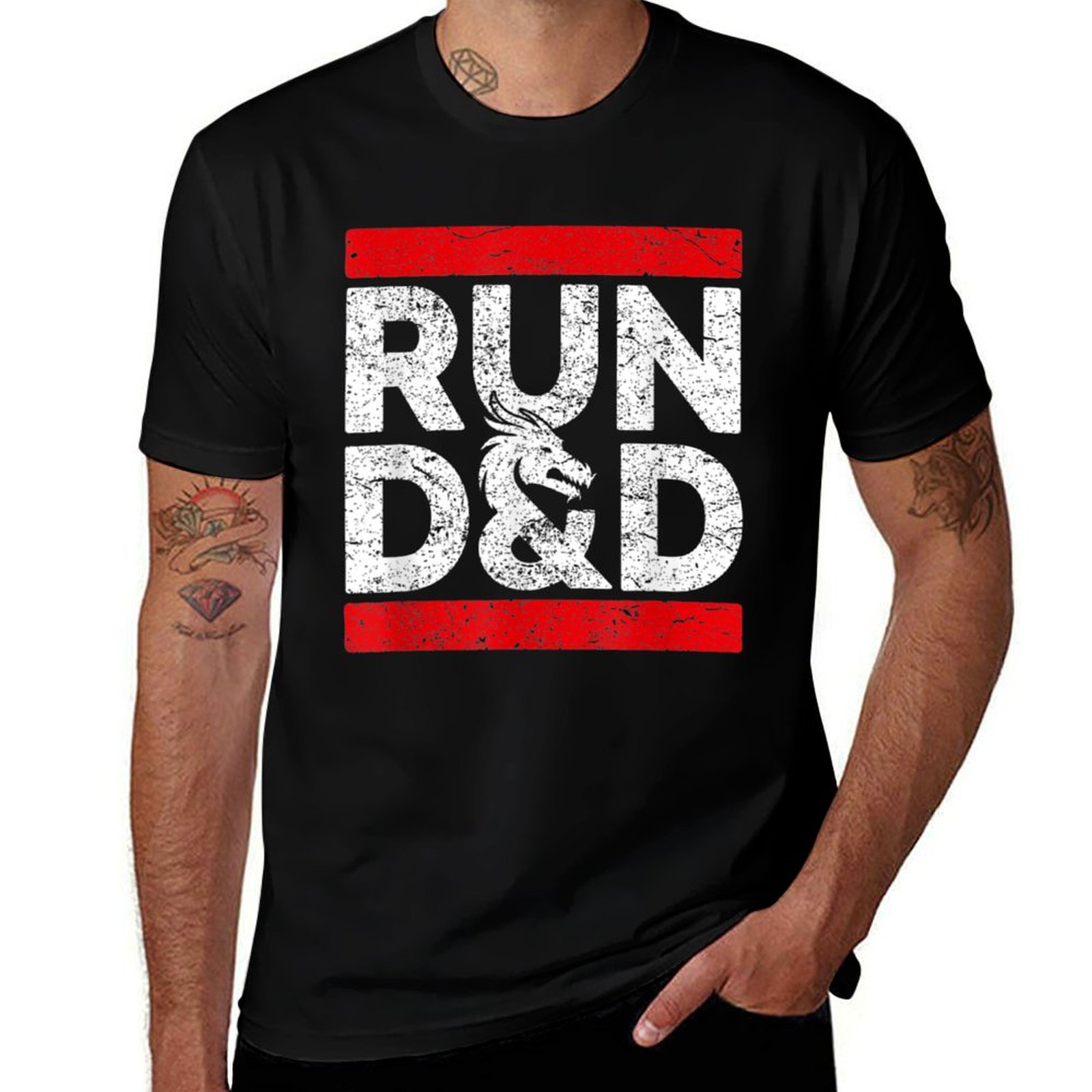 Running Gear Retro - Run D&D Board Game Dice Dungeons