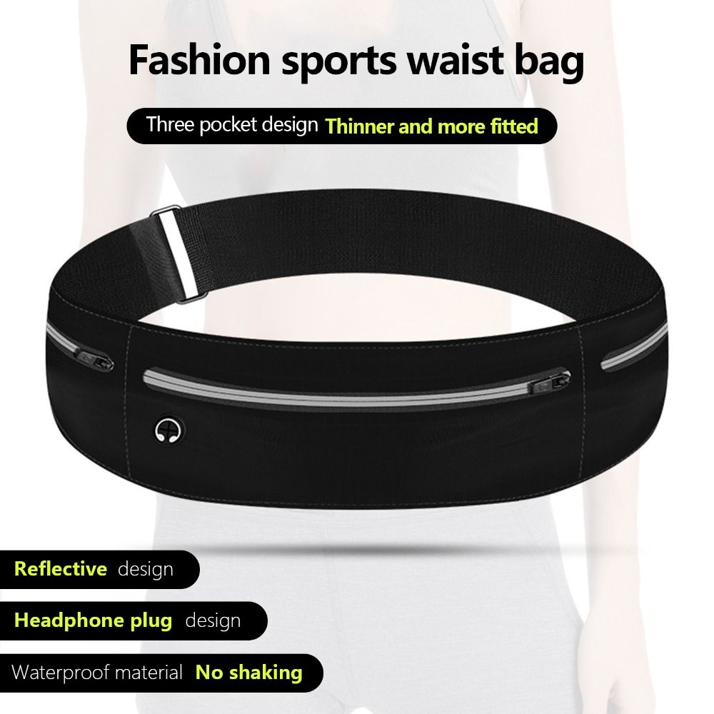 Running Gear Bag For Men - Men Waterproof Running Belt Outdoor Sports