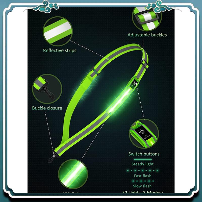 Reliable LED Reflective Belt W - Running Gear At Night recension och pris