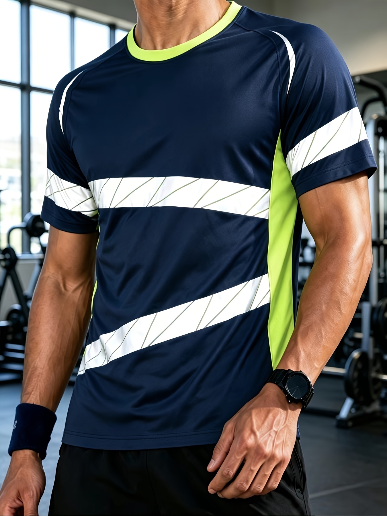 Men Sports Short Sleeve T-shir - Running Gear Winter recension och pris