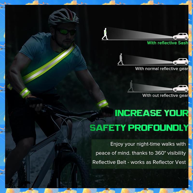 FTS Reflective Sash For Walkin - Running Gear At Night recension och pris